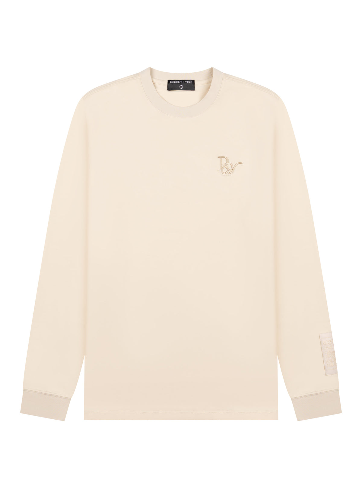 Slim Fit Long Sleeve Tee - Milano Script