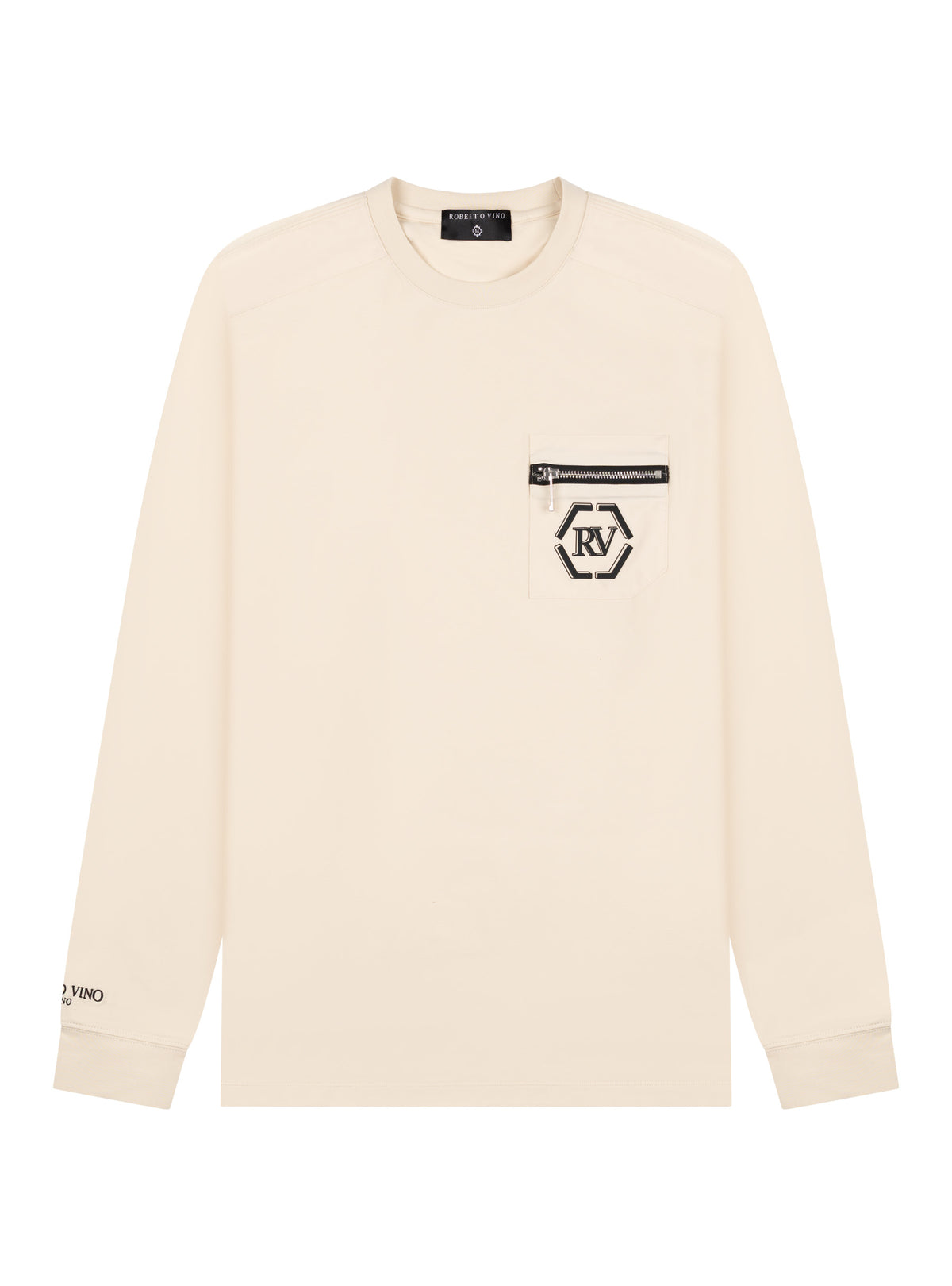 Slim Fit Long Sleeve Tee - Crest Logo