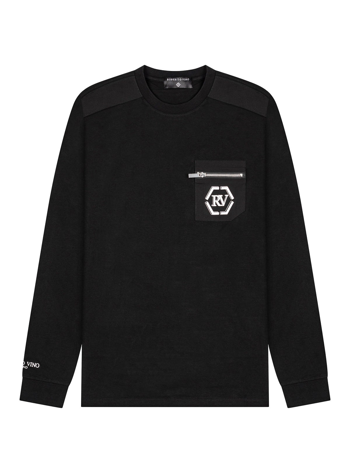 Slim Fit Long Sleeve Tee - Crest Logo