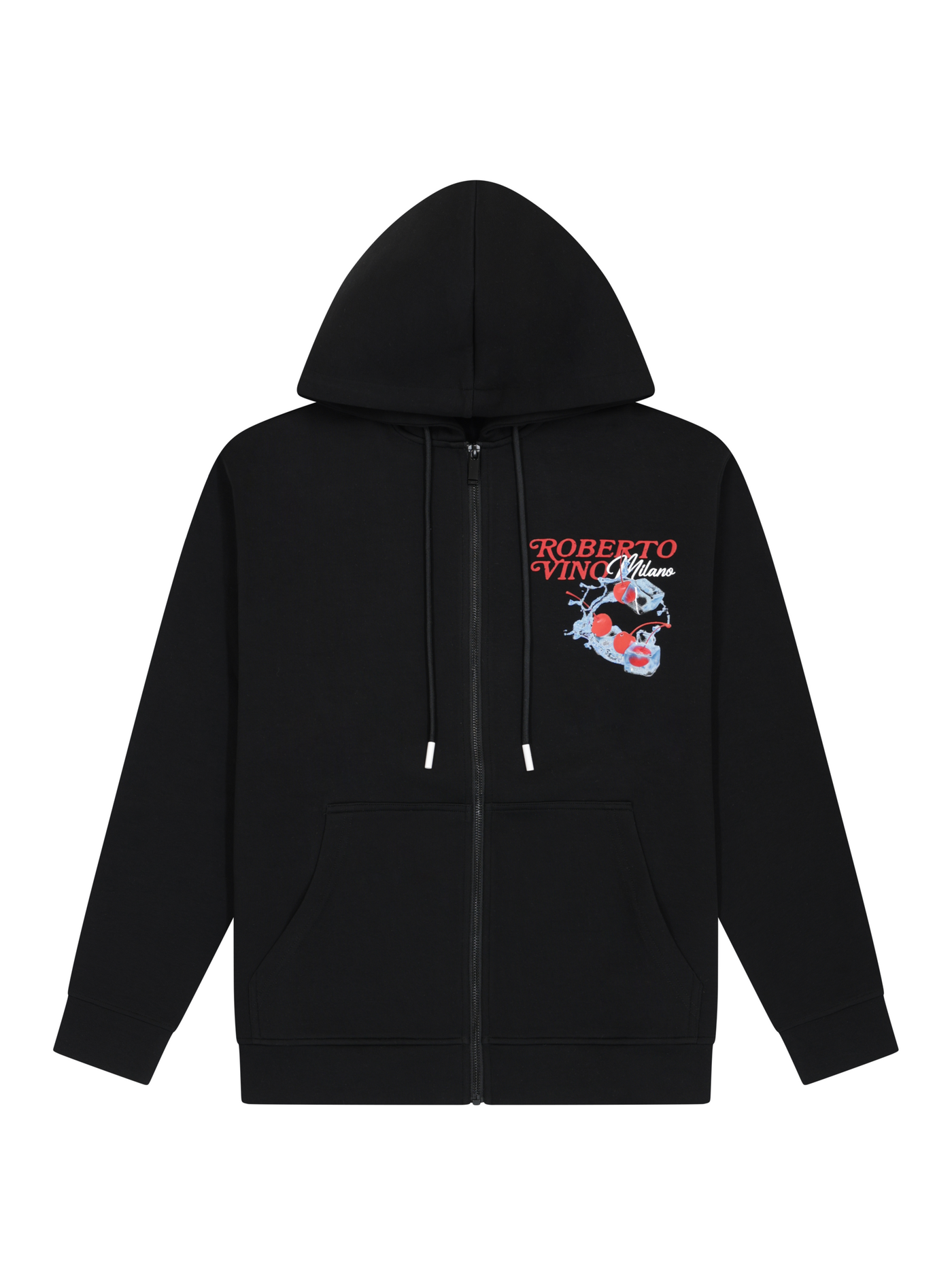 Fresh Cherry Zipper Hoodie