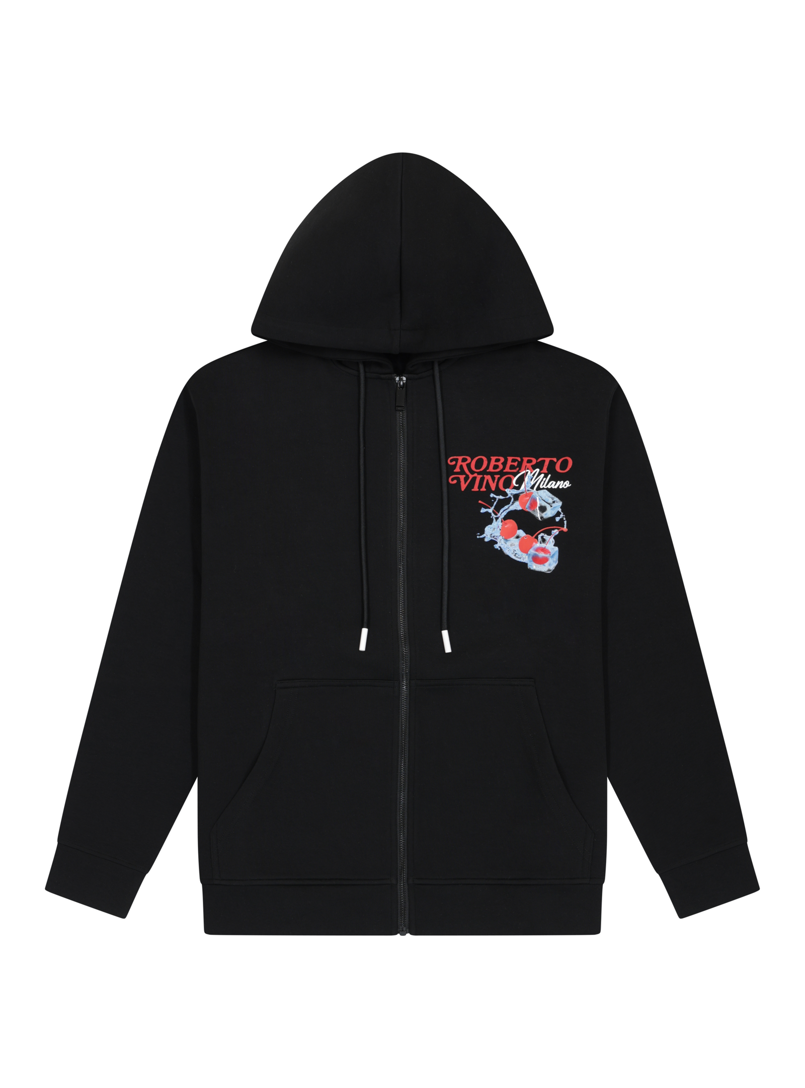 Fresh Cherry Zipper Hoodie
