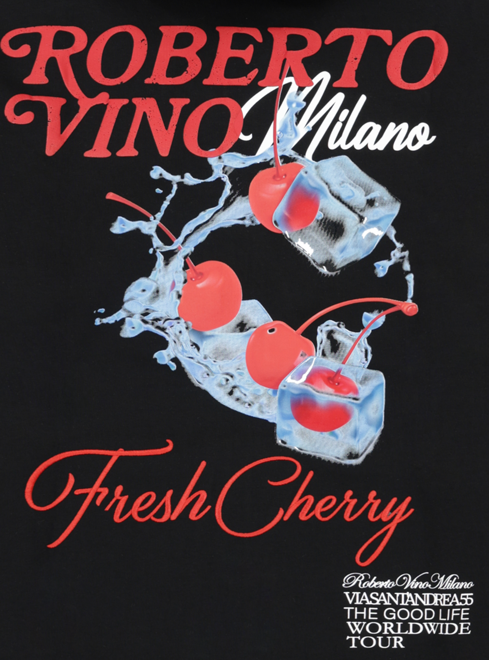Fresh Cherry Zipper Hoodie