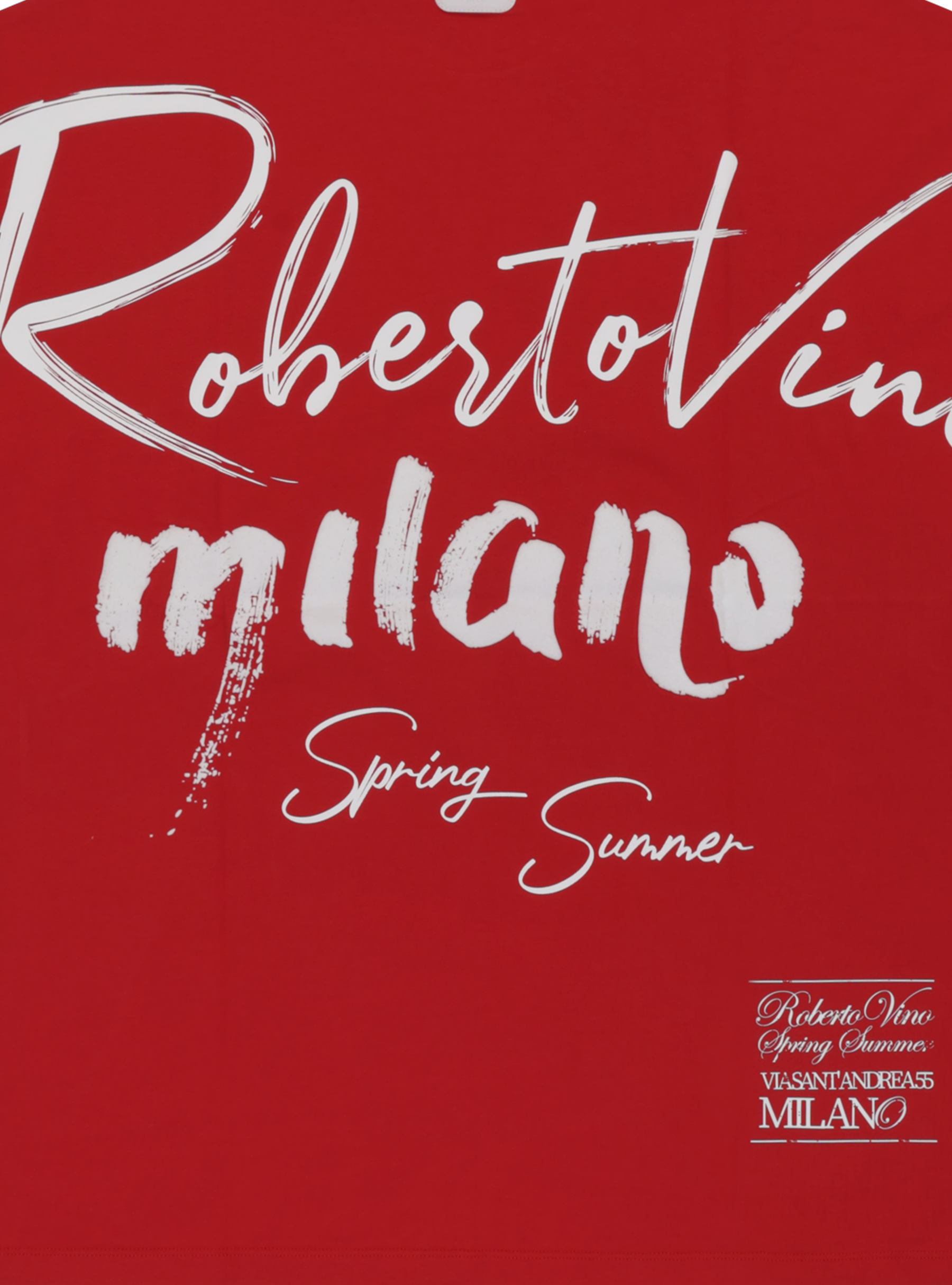 Slim Fit Milano Writing Tee