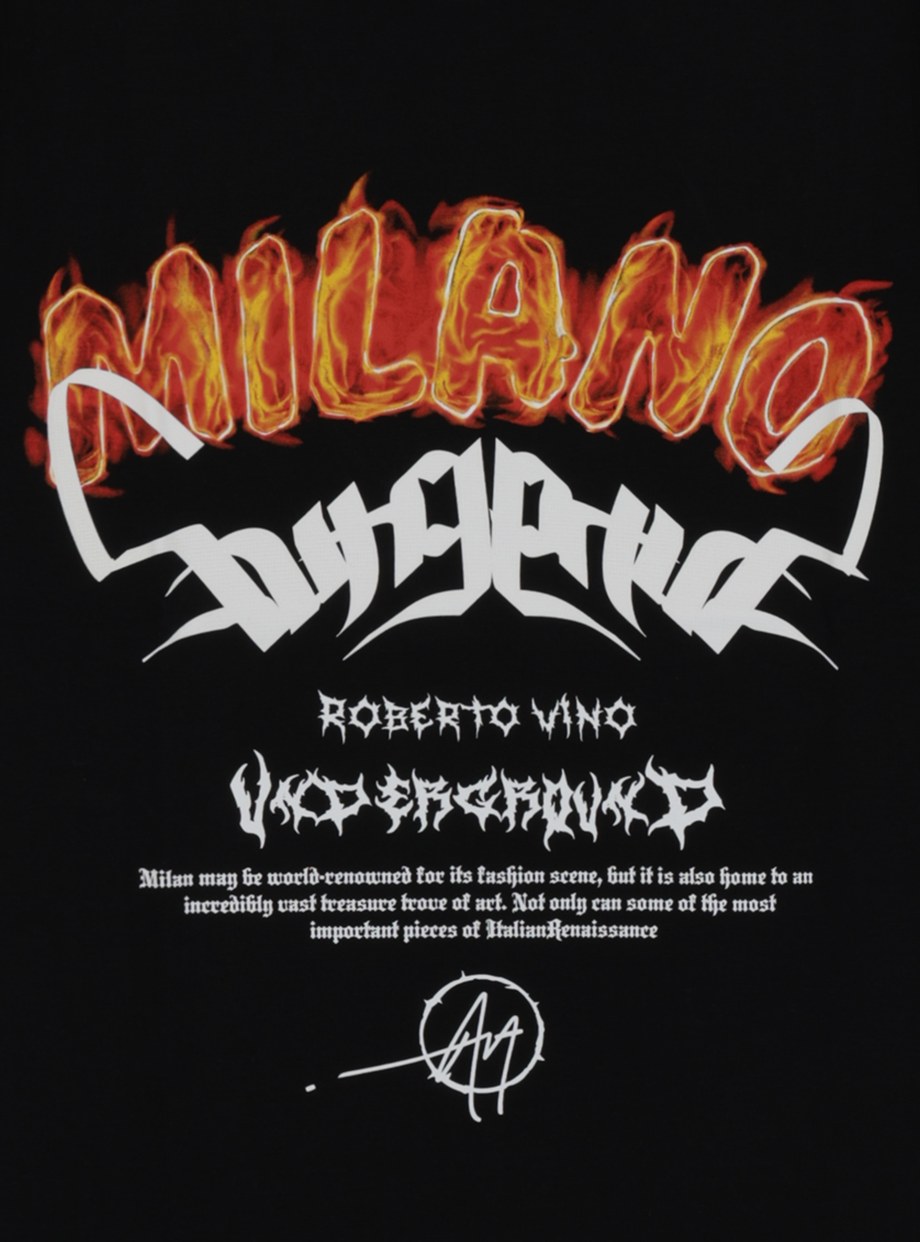 Slim Fit Milano Flame Tee