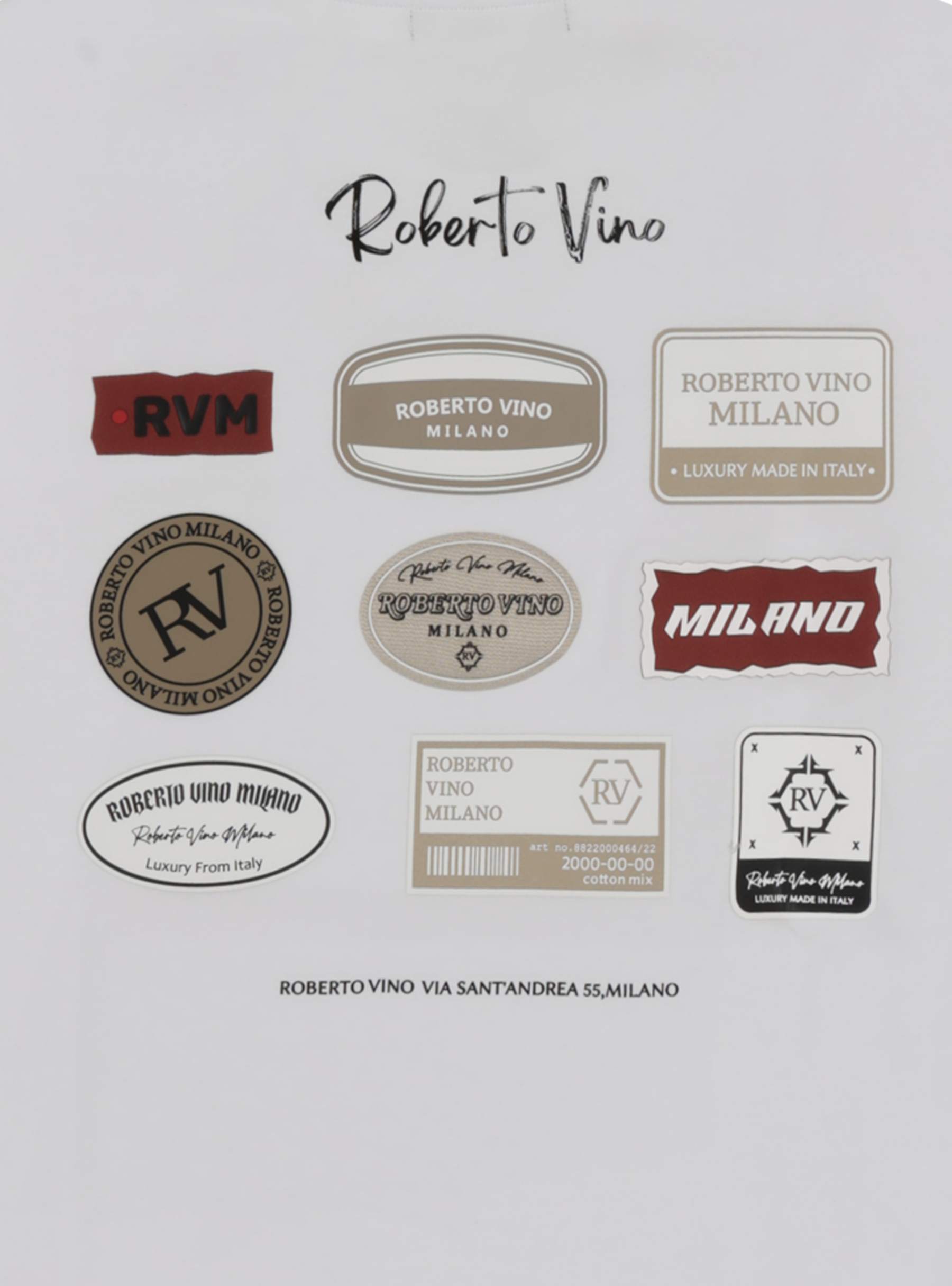 Oversized Front Patches Tee