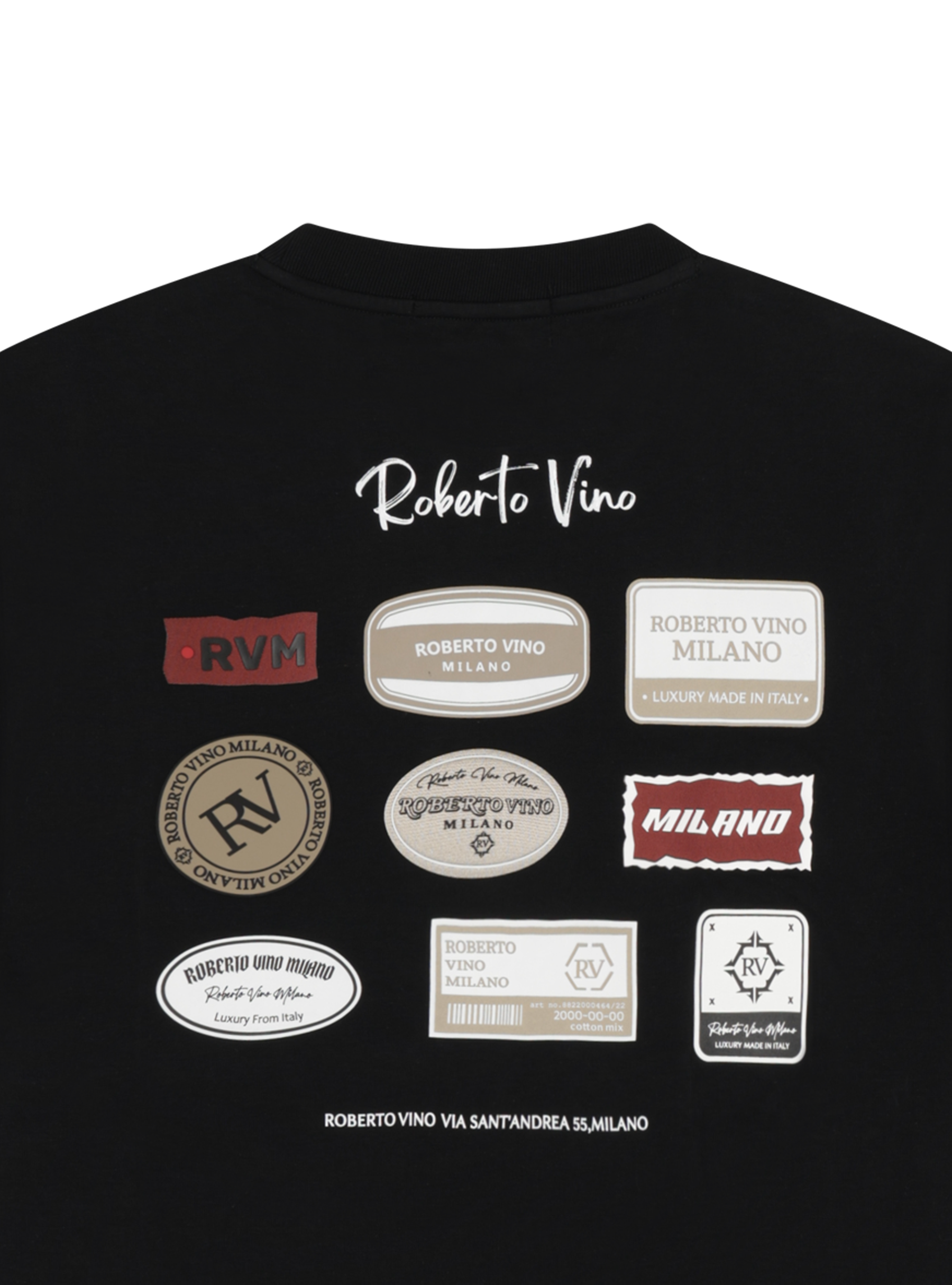 Oversized Front Patches Tee