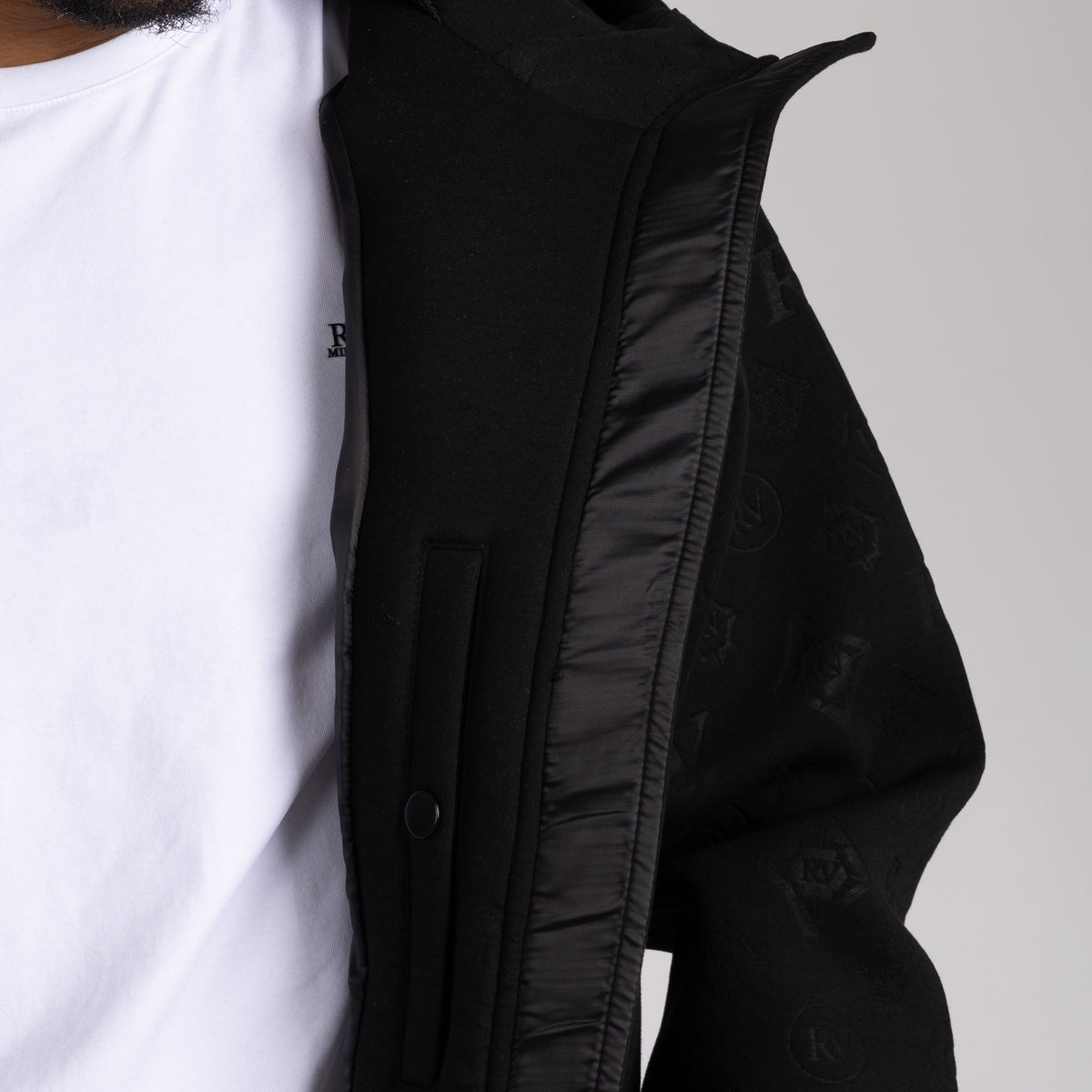 Heavy Zip Jacket - Tonal detail
