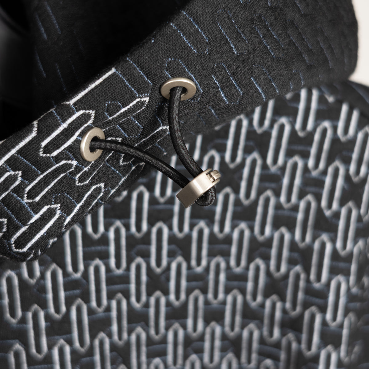 Knit Jacket - Checkerboard detail