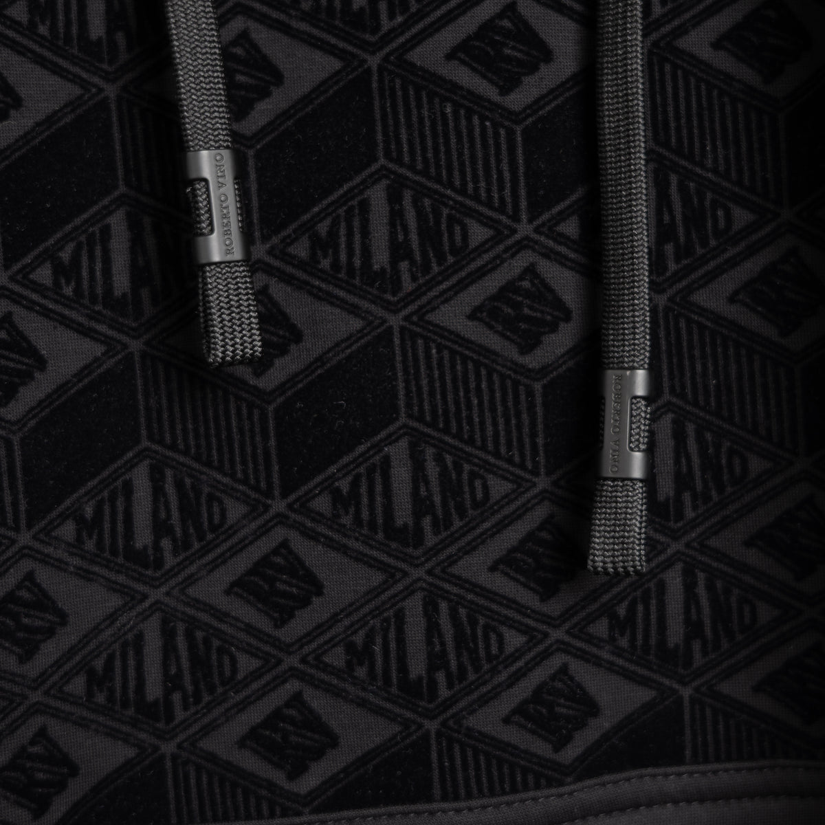 Classic RV Hoodie - Tonal Monogram detail