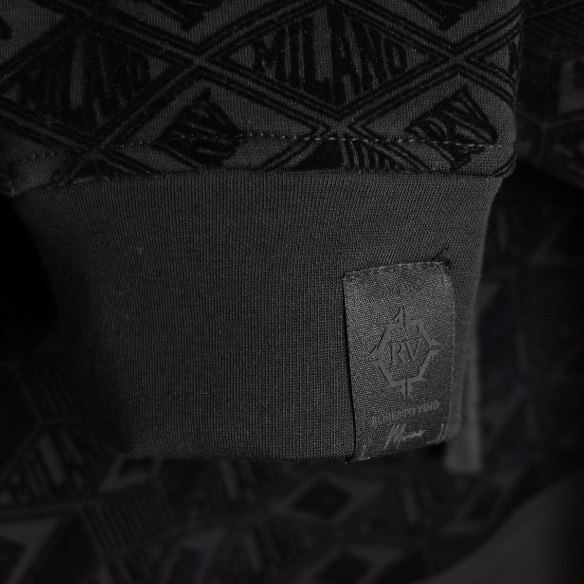 Classic RV Hoodie - Tonal Monogram detail