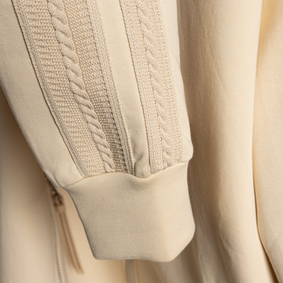 Zip Hoodie - Tonal Panel detail