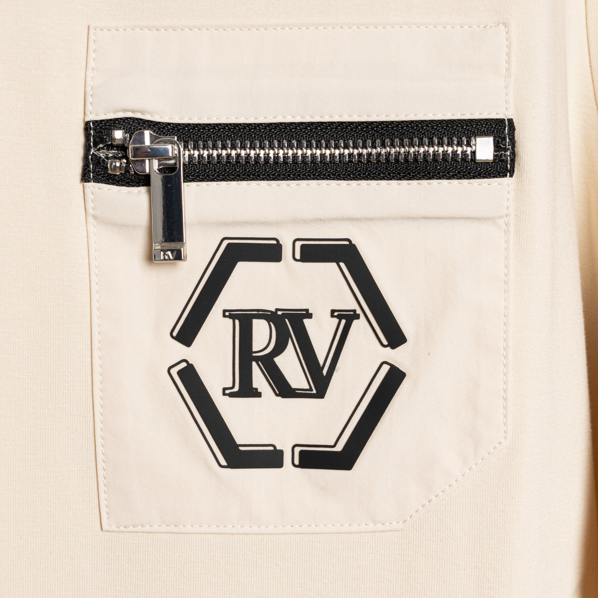 Slim Fit Long Sleeve Tee - Crest Logo detail
