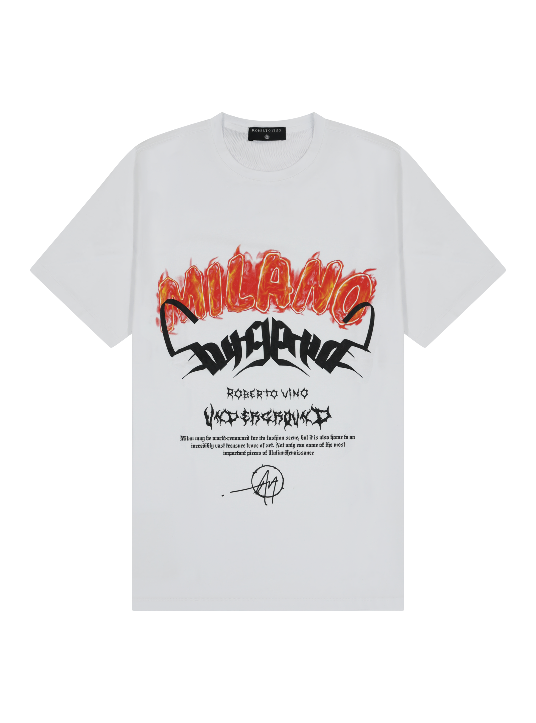 Slim Fit Milano Flame Tee