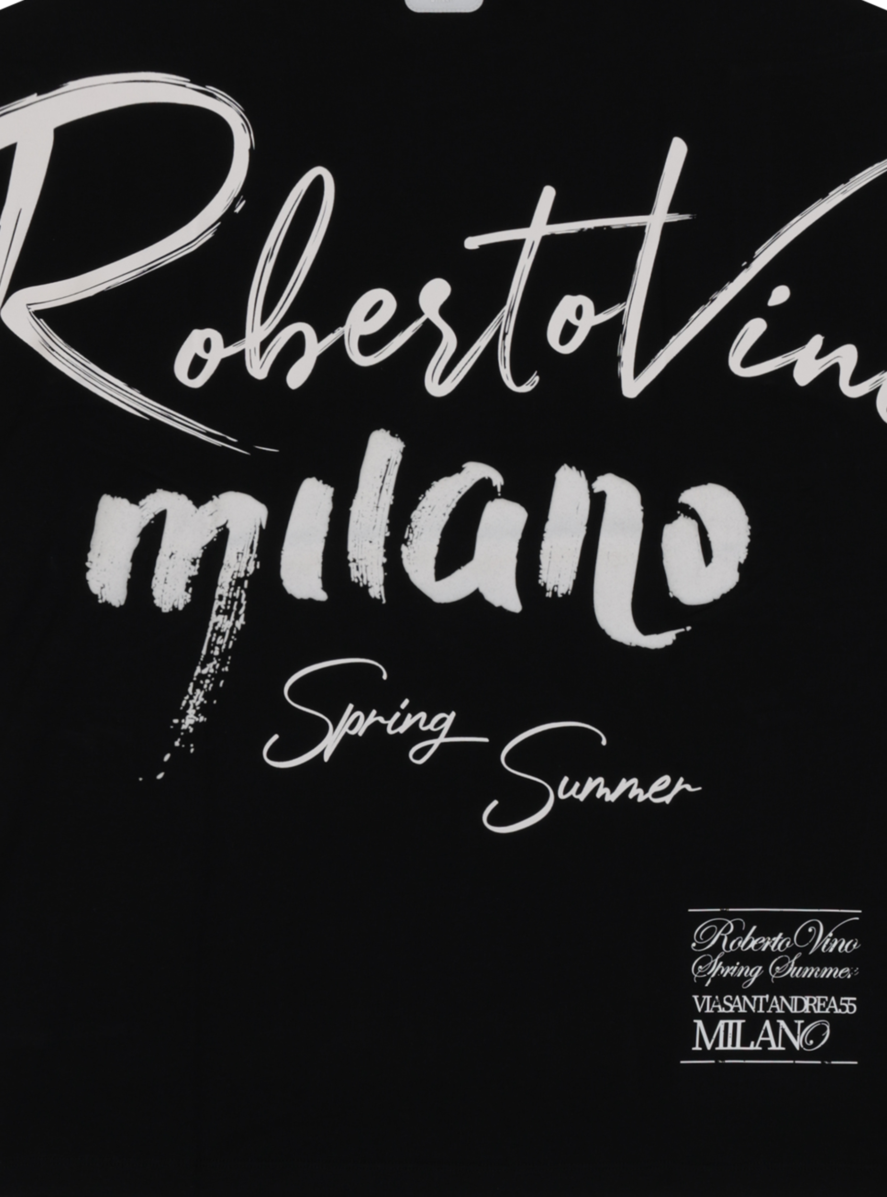 Slim Fit Milano Writing Tee