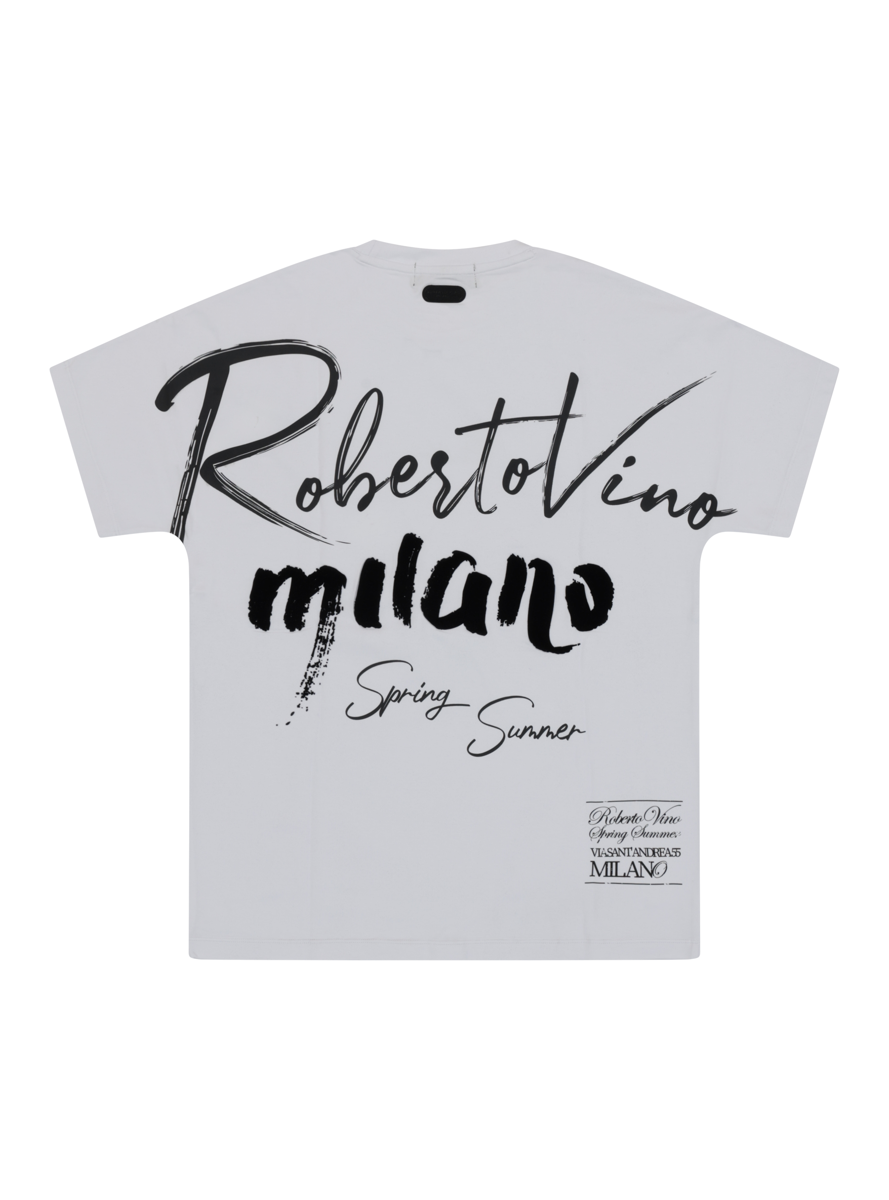 Slim Fit Milano Writing Tee