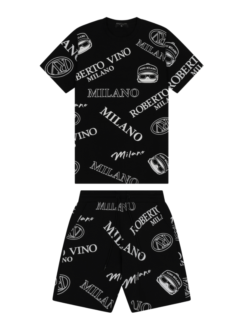 Slim Fit All Over Vino Boy Set