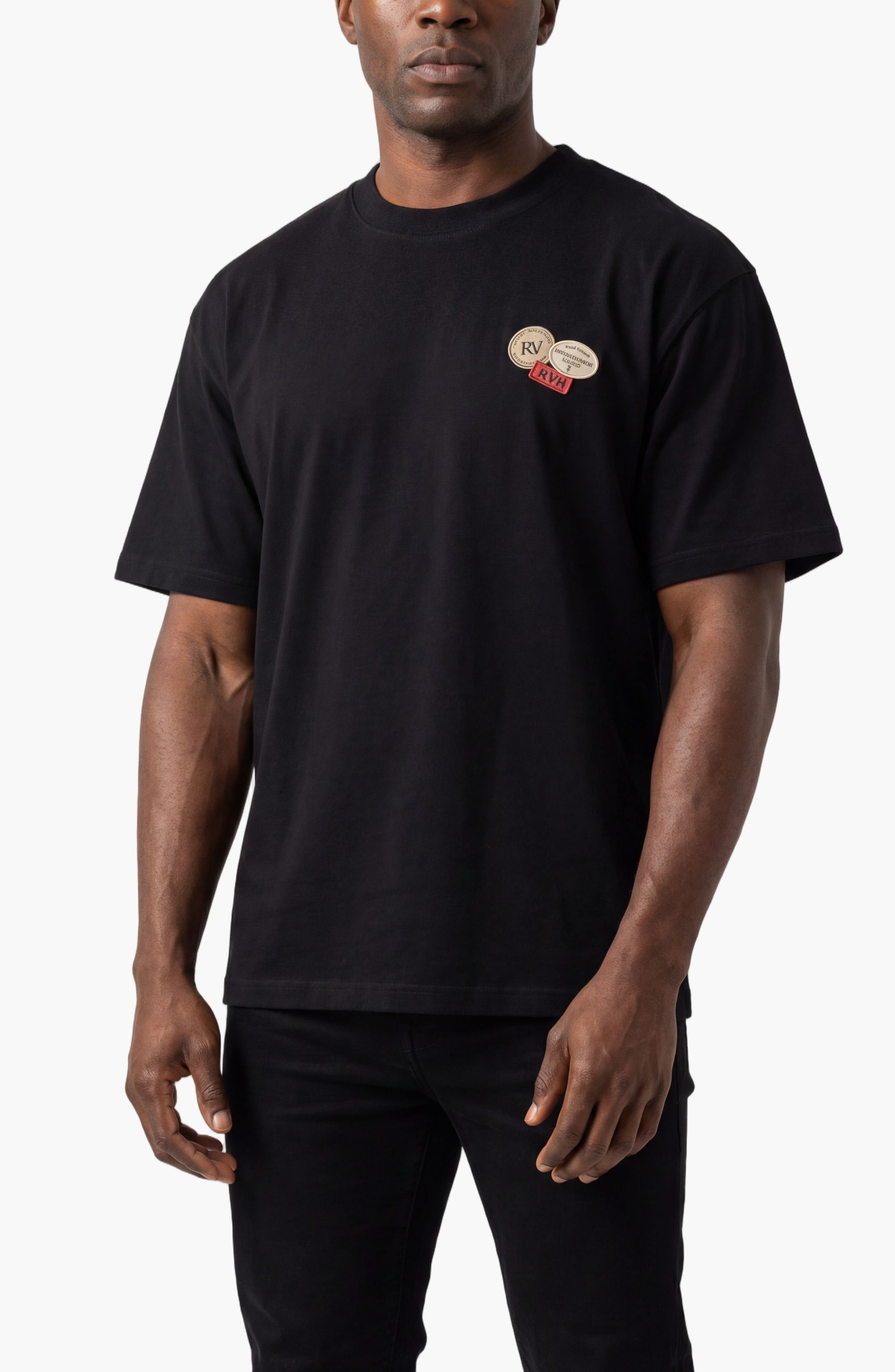 Oversized Front Patches Tee