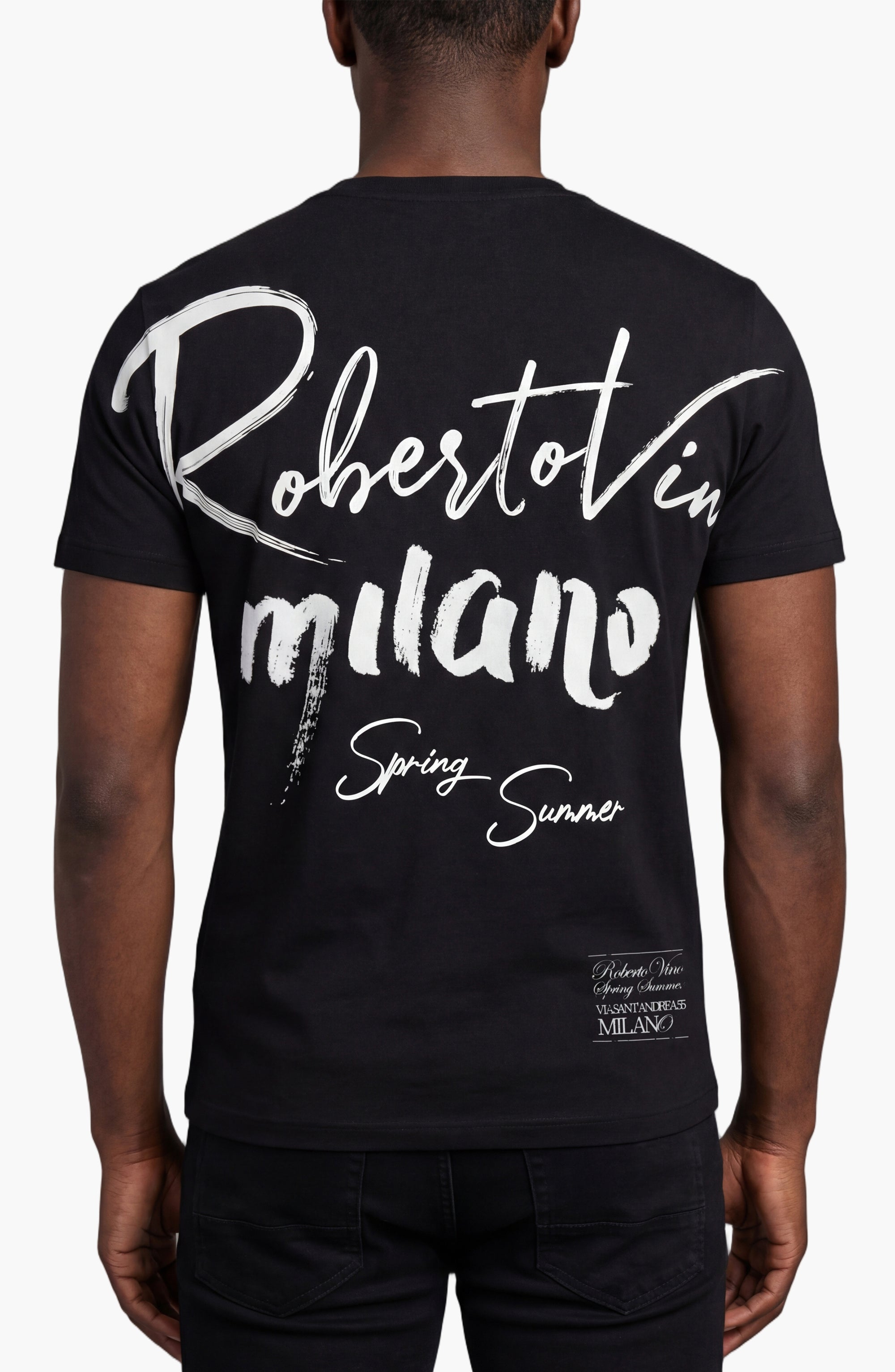 Slim Fit Milano Writing Tee