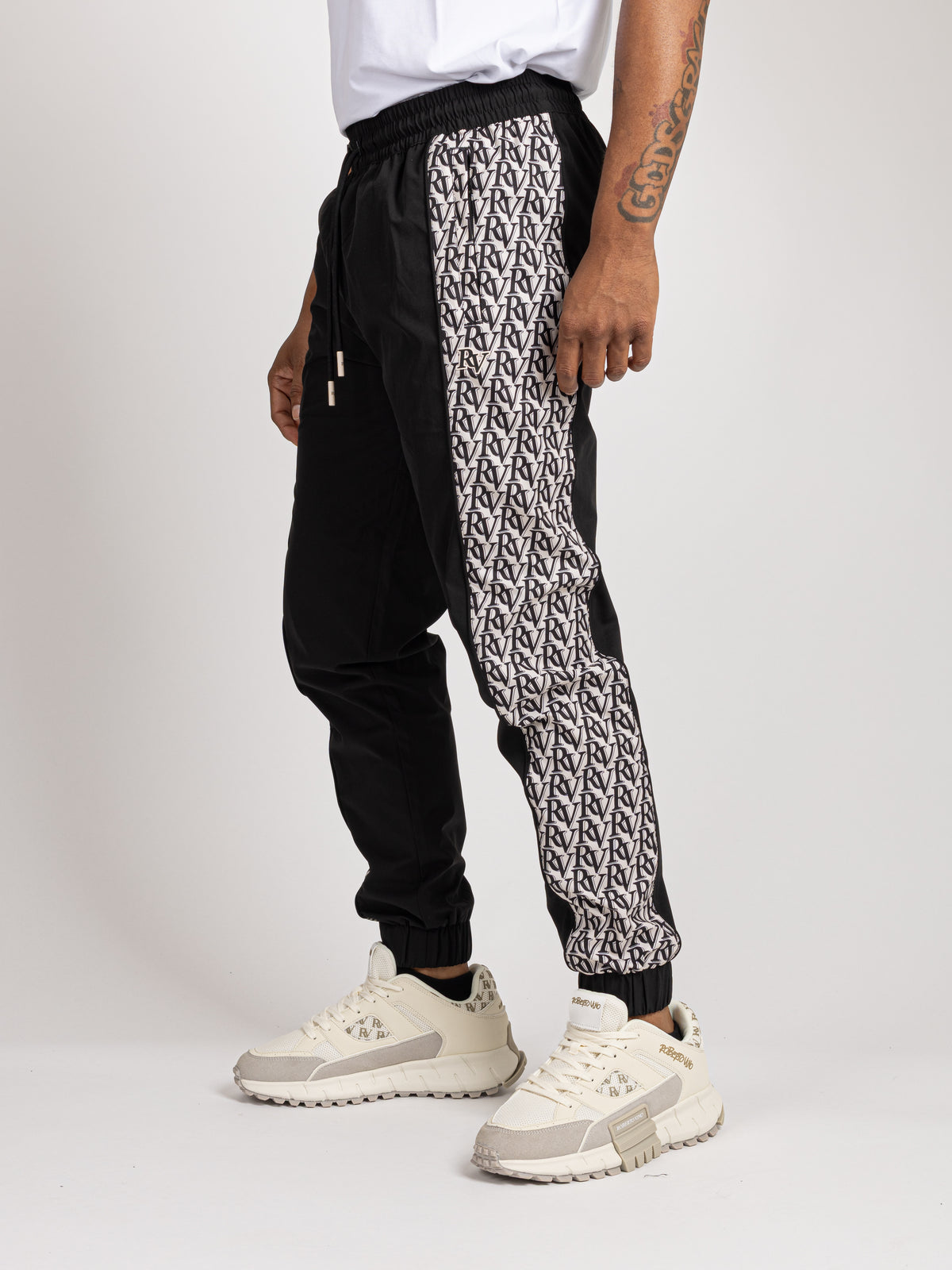 Nylon Pants - Monogram Panel