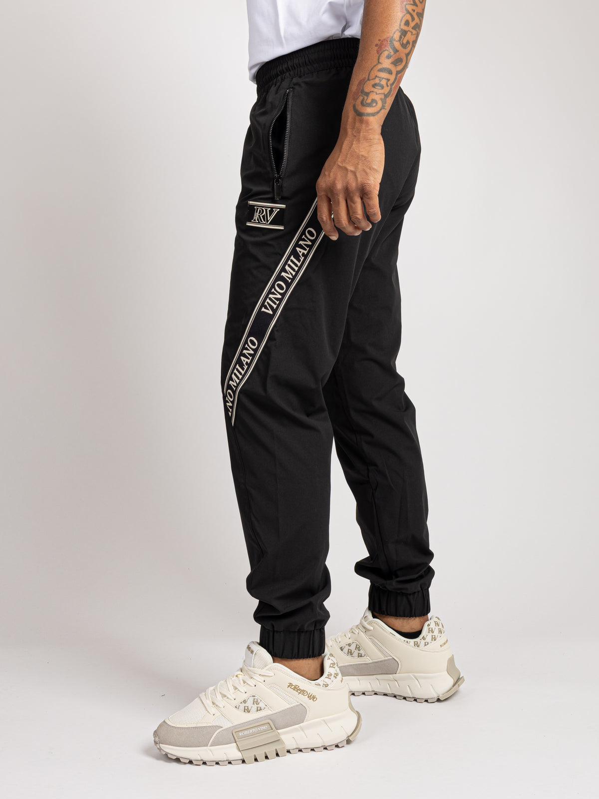 Nylon Pants - Logo Tape