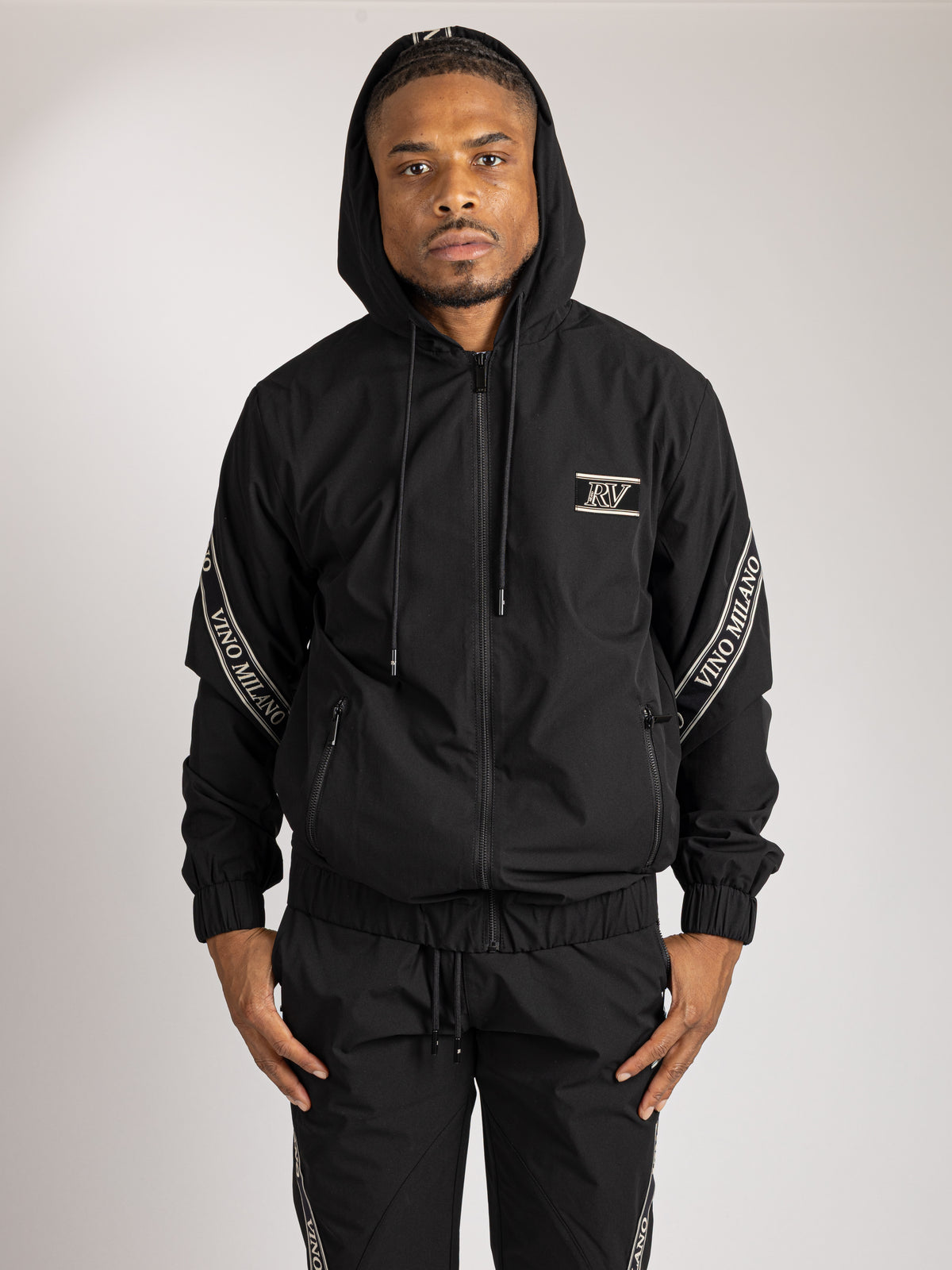 Nylon Jacket - Logo Tape
