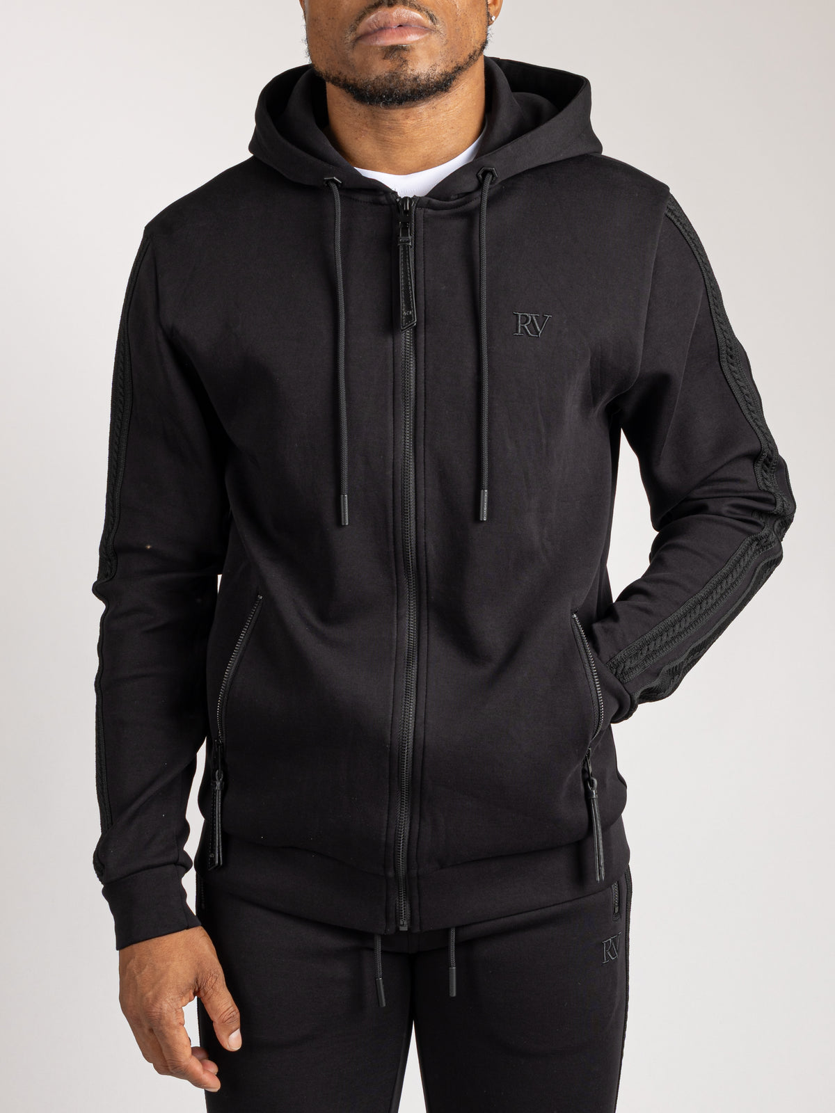 Zip Hoodie - Tonal Panel