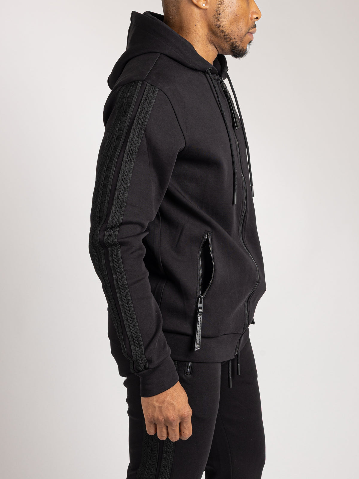 Zip Hoodie - Tonal Panel