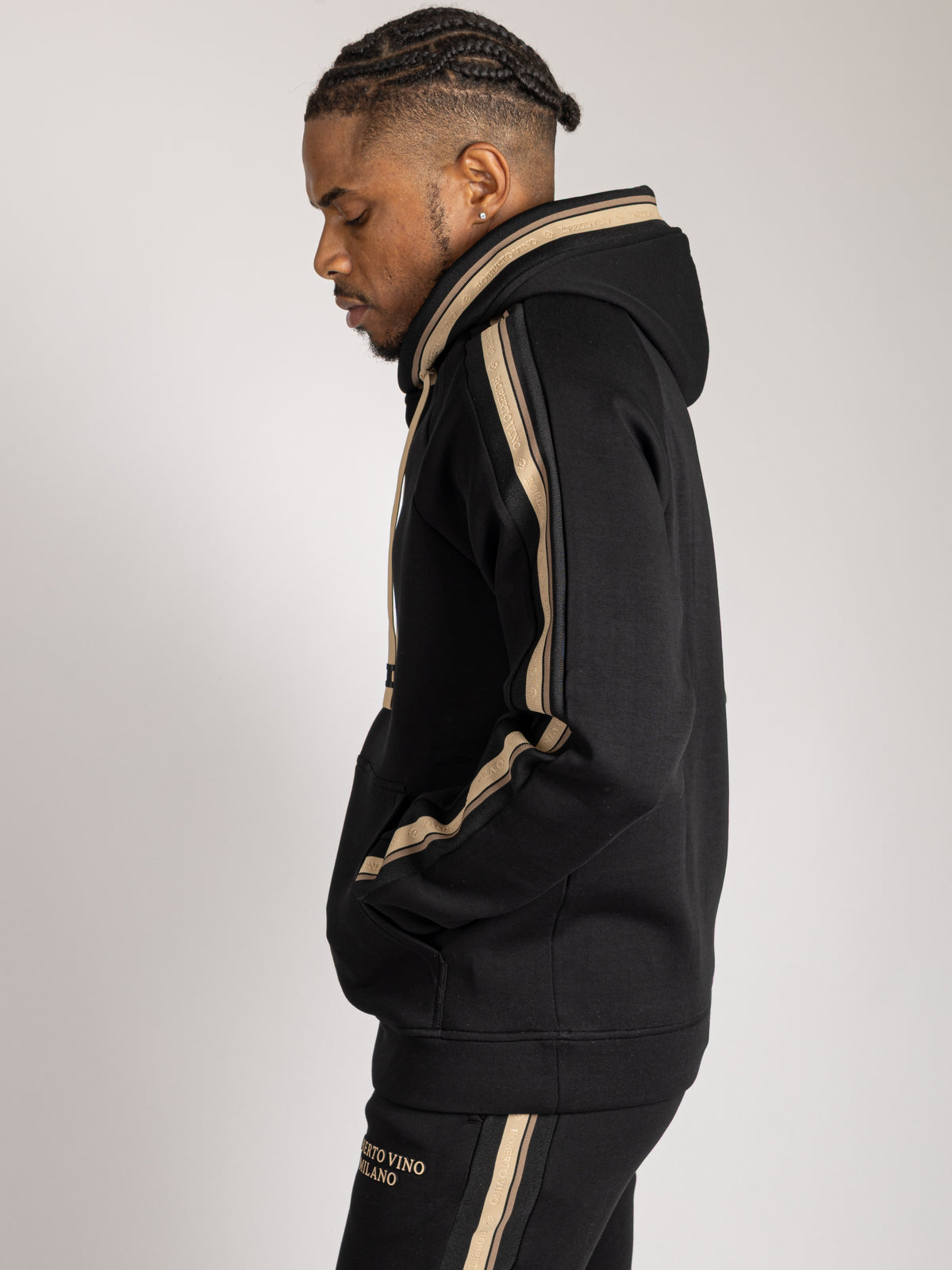 Classic RV Hoodie - Gold Stripe