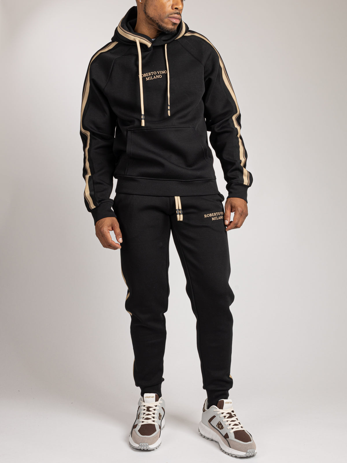 Classic RV Joggers - Gold Stripe