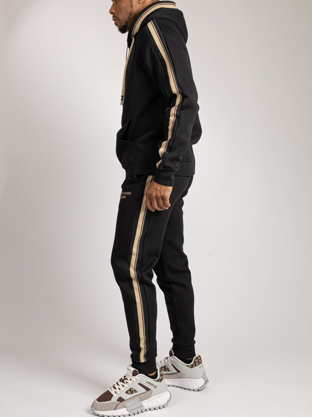 Classic RV Joggers - Gold Stripe