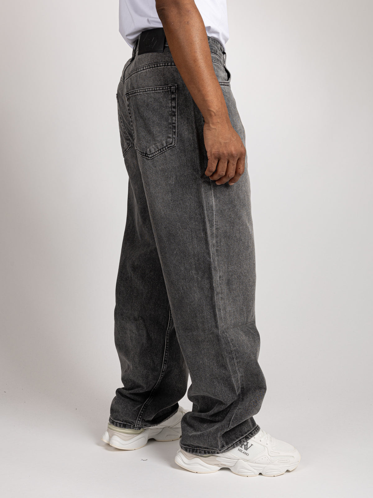 Wide Leg Jeans - Washed
