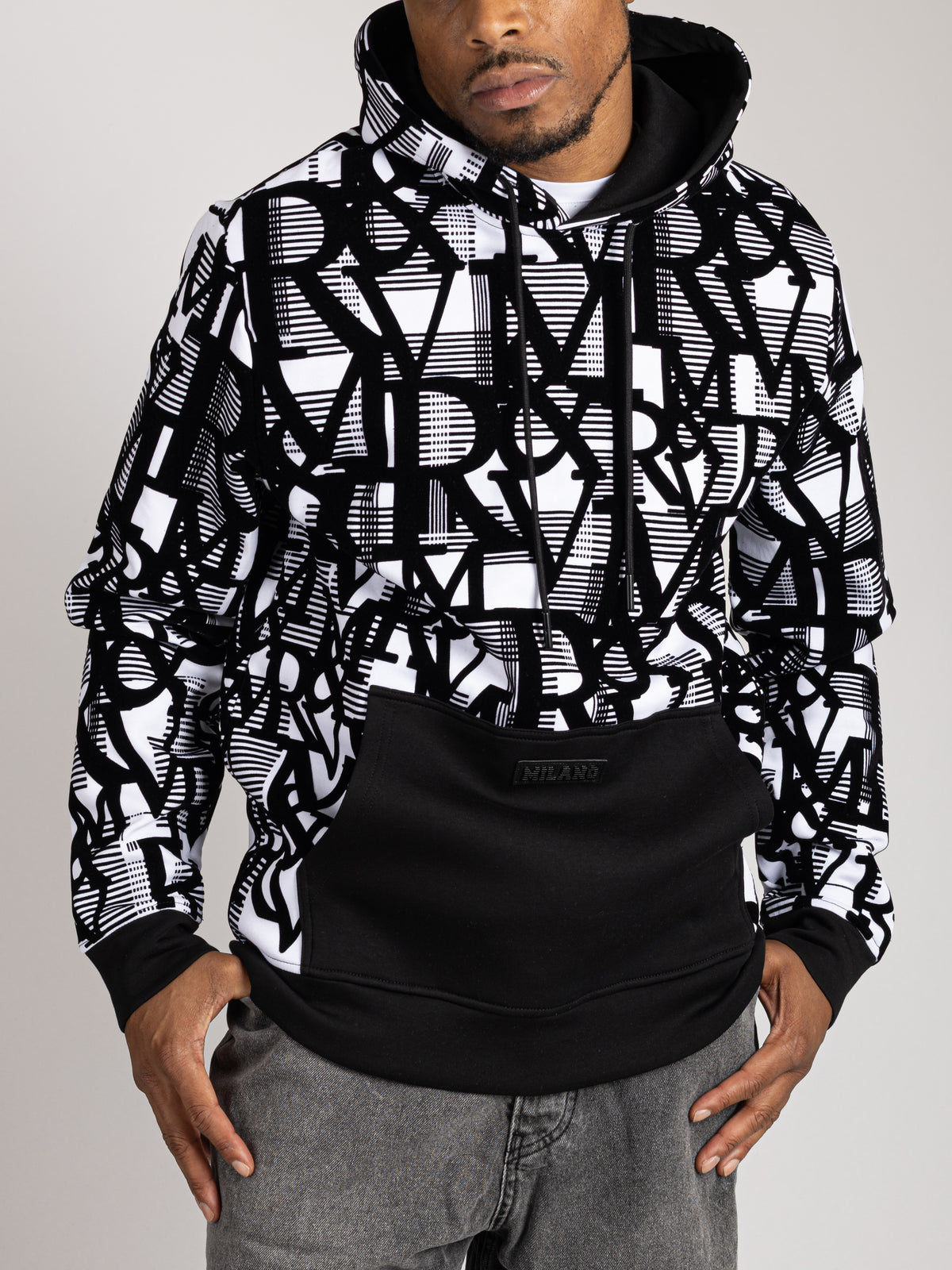 Classic RV Hoodie - All Over Letters