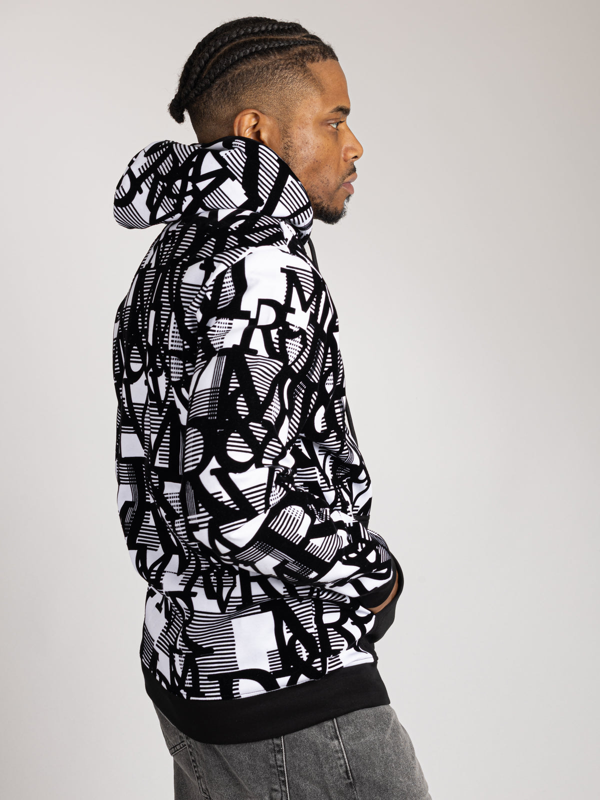 Classic RV Hoodie - All Over Letters