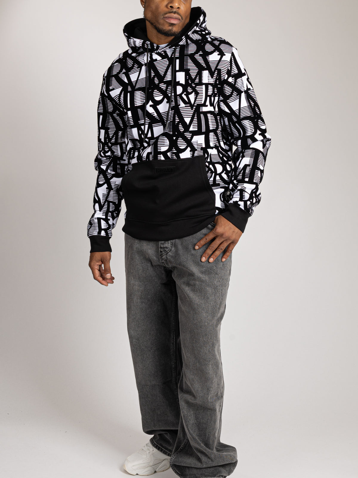 Classic RV Hoodie - All Over Letters