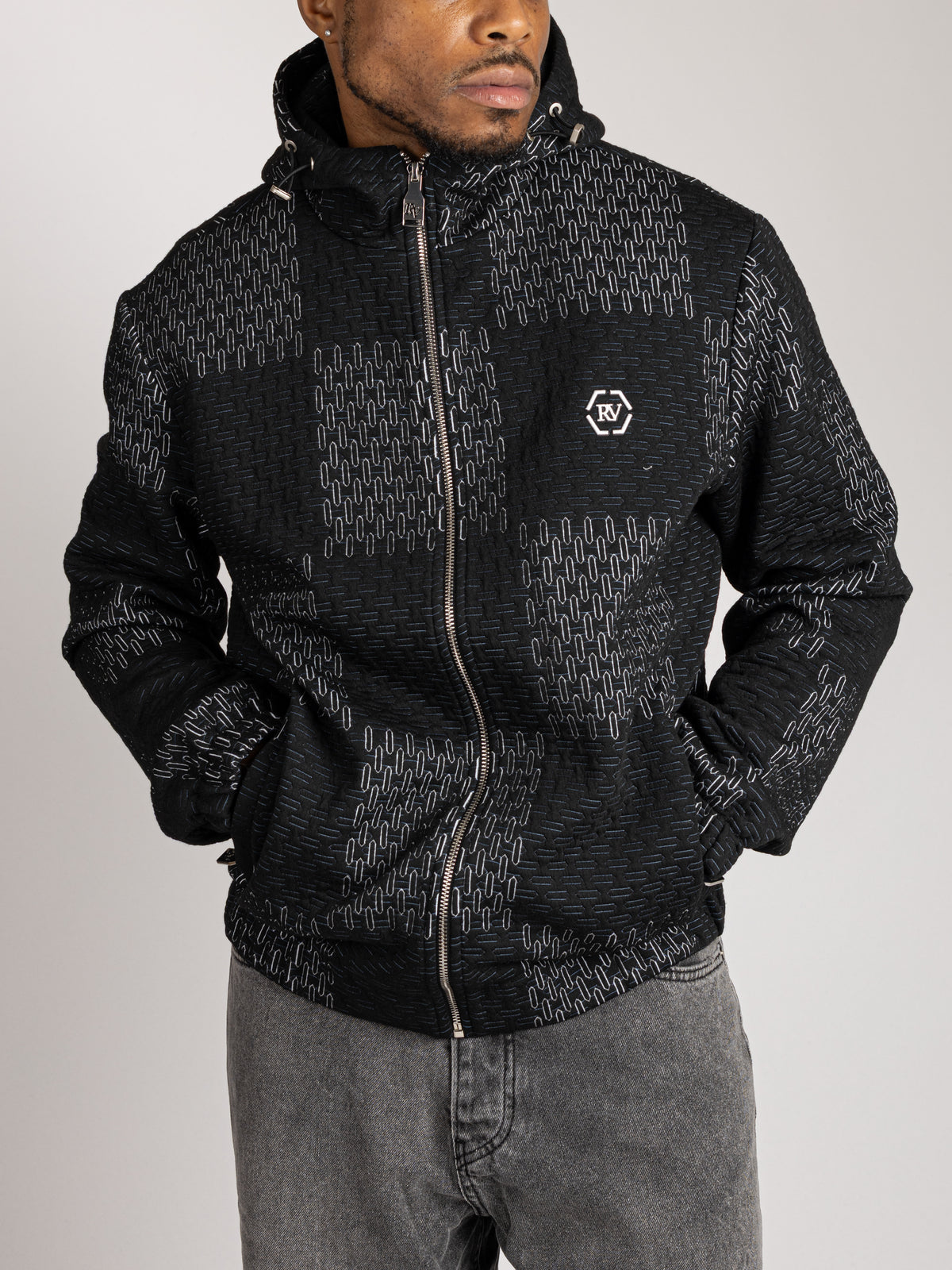 Knit Jacket - Checkerboard