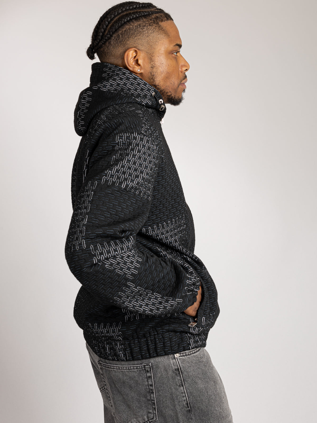 Knit Jacket - Checkerboard