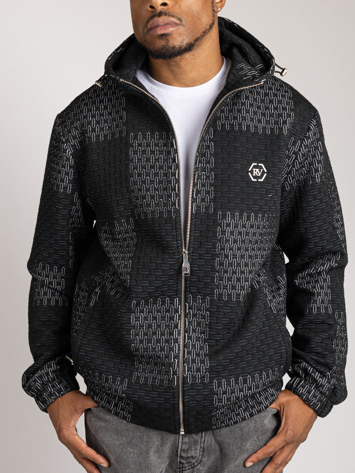 Knit Jacket - Checkerboard