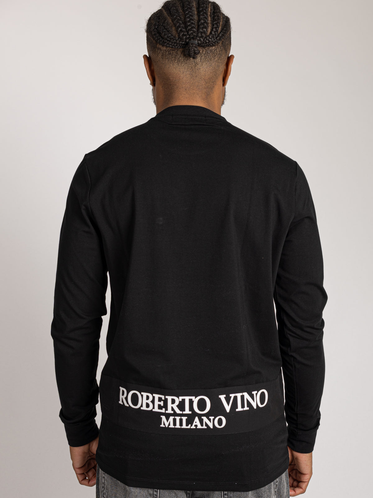 Slim Fit Long Sleeve Tee - Crest Logo