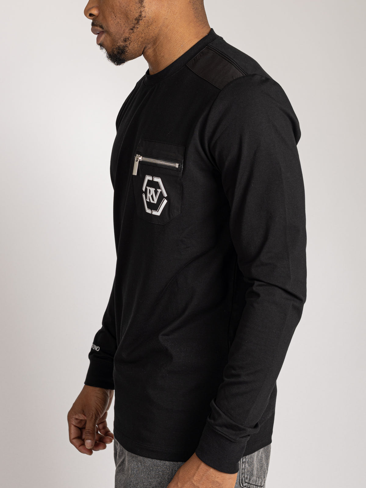 Slim Fit Long Sleeve Tee - Crest Logo