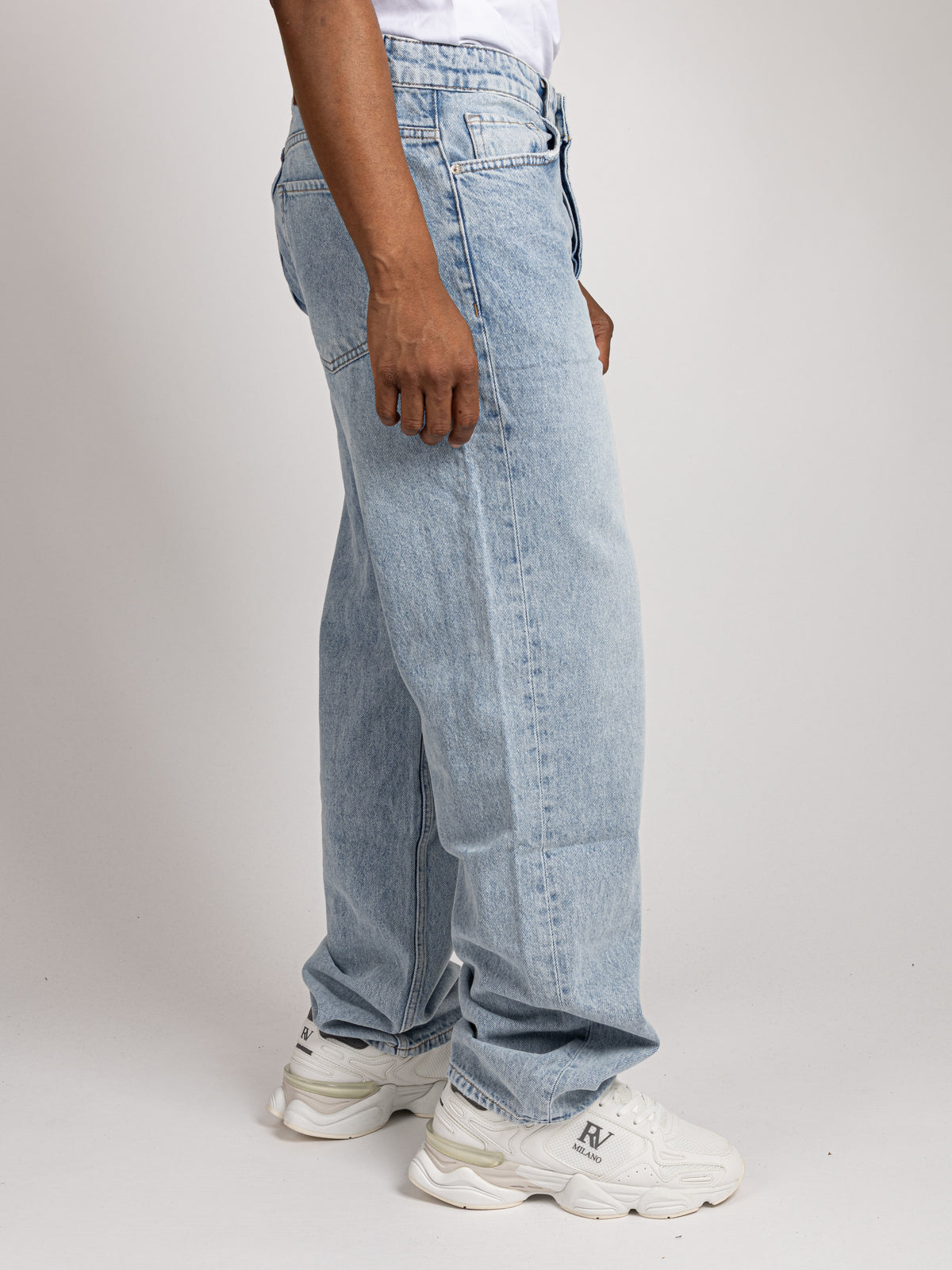 Wide Leg Jeans - Washed