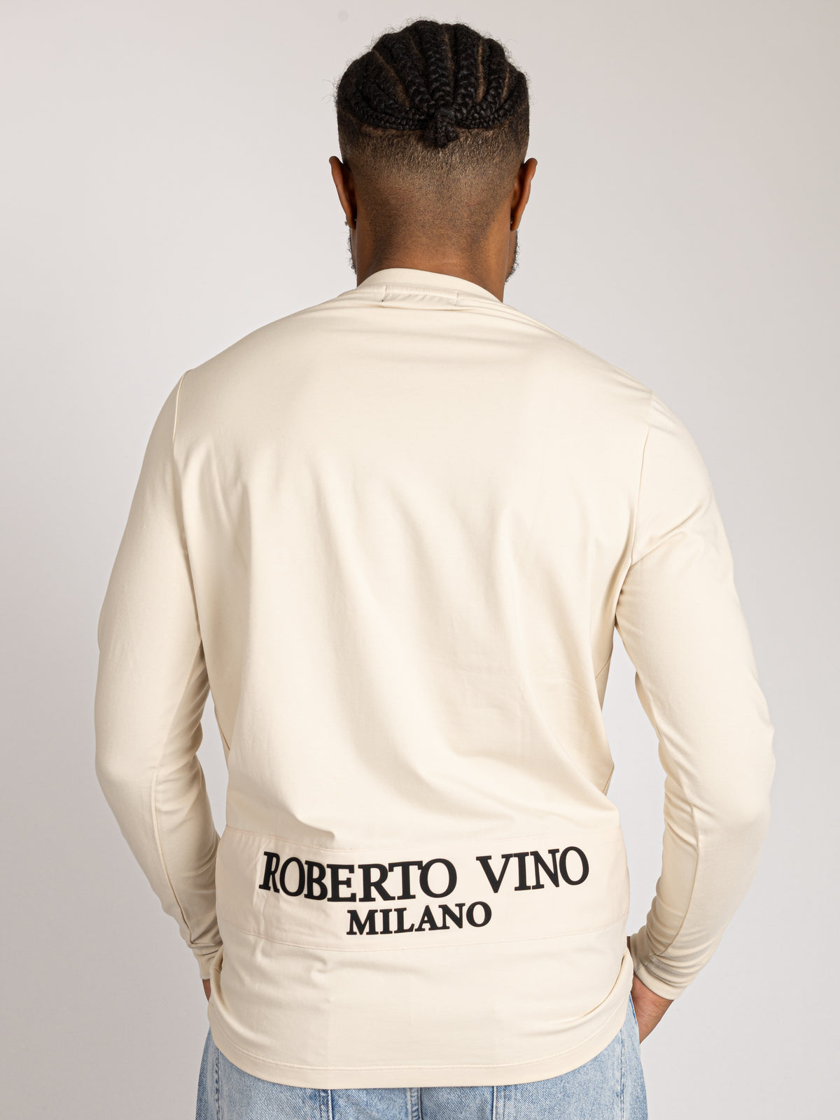 Slim Fit Long Sleeve Tee - Crest Logo